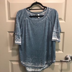 Acid Wash Blue Tee